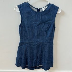 Women’s Seed Denim tailored Top Size US 4 Australian 8 Blue